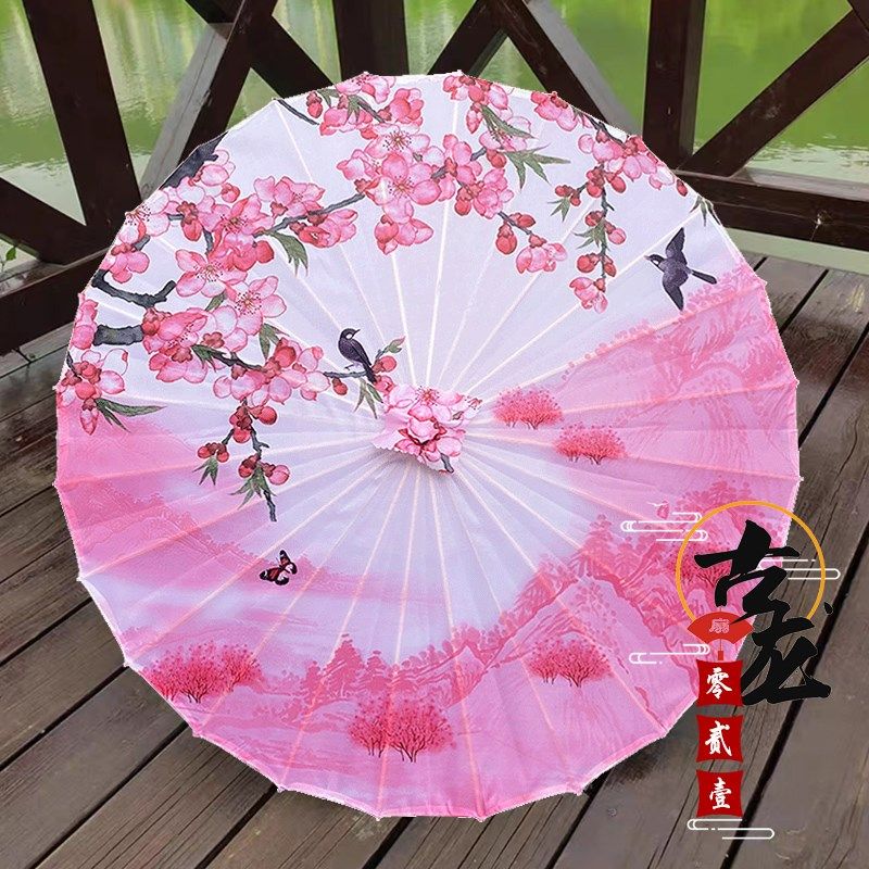 六一活动油纸伞古风道具撑开60CM幼儿小号舞蹈伞古装汉服伞玩具伞,家居饰品,工艺伞,淘宝优惠券,粉丝福利购,淘宝优惠卷