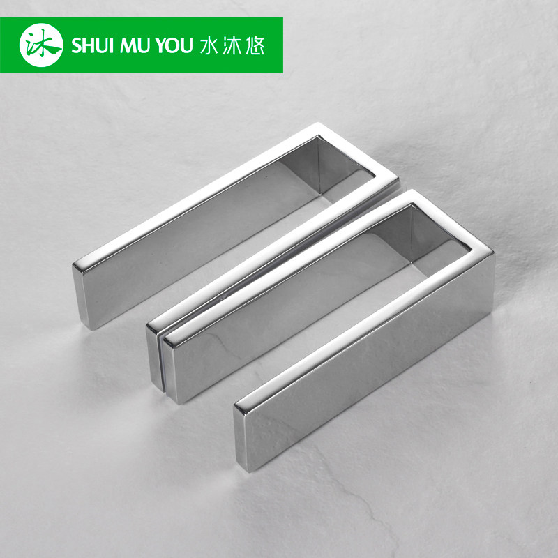 玻璃门淋浴房把手镜光不锈钢实心款 304不生锈浴室门拉手L8AS明装,基础建材,大拉手,淘宝优惠券,粉丝福利购,淘宝优惠卷