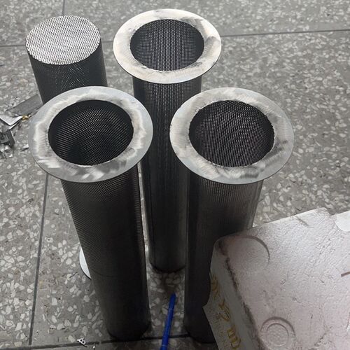 304y型过滤器过滤网不锈钢滤芯加厚圆柱形滤筒暖气管道空调过滤网