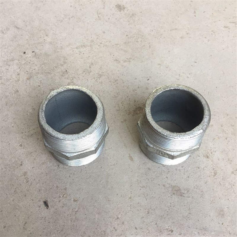 程力洒水车配件 连接DN50管道三通外螺纹接头 镀锌内丝连接头