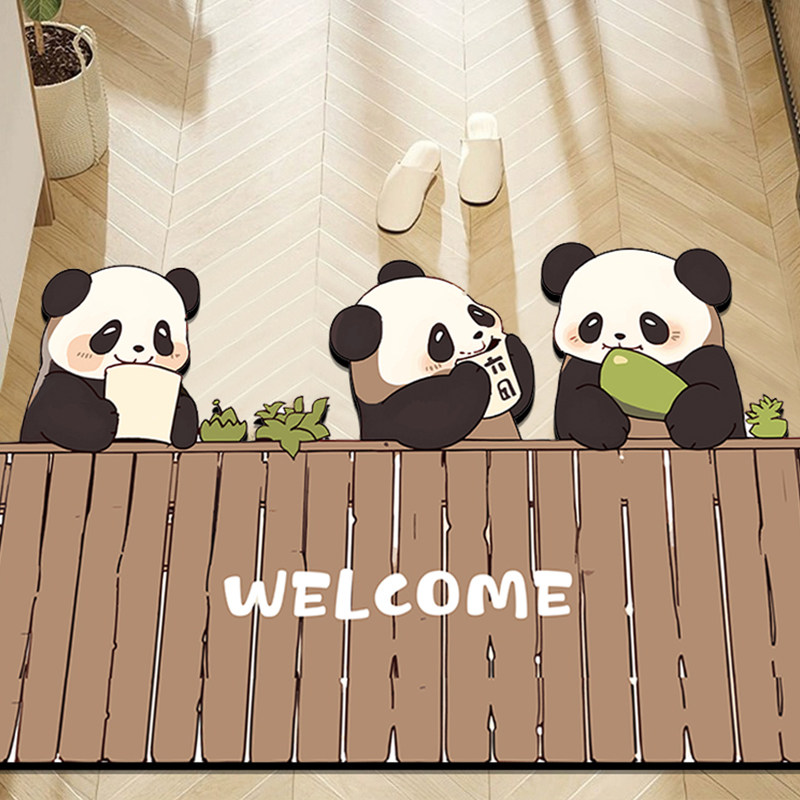 入户地毯2023新款大门入户门地垫门垫进门卡通门口脚垫可擦洗pvc