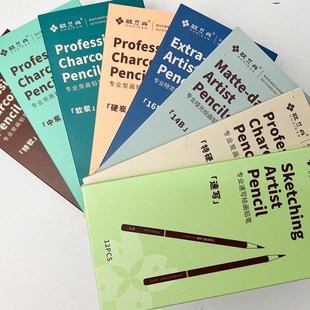 欧丝丹炭笔特软碳素描速写专业碳笔中炭特硬炭笔欧斯丹美术生绘画