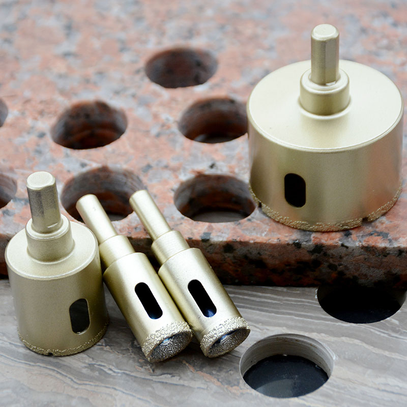 瓷砖玻璃大理石开孔器打孔神器花岗岩钎焊开孔器钻头陶瓷钻头6m