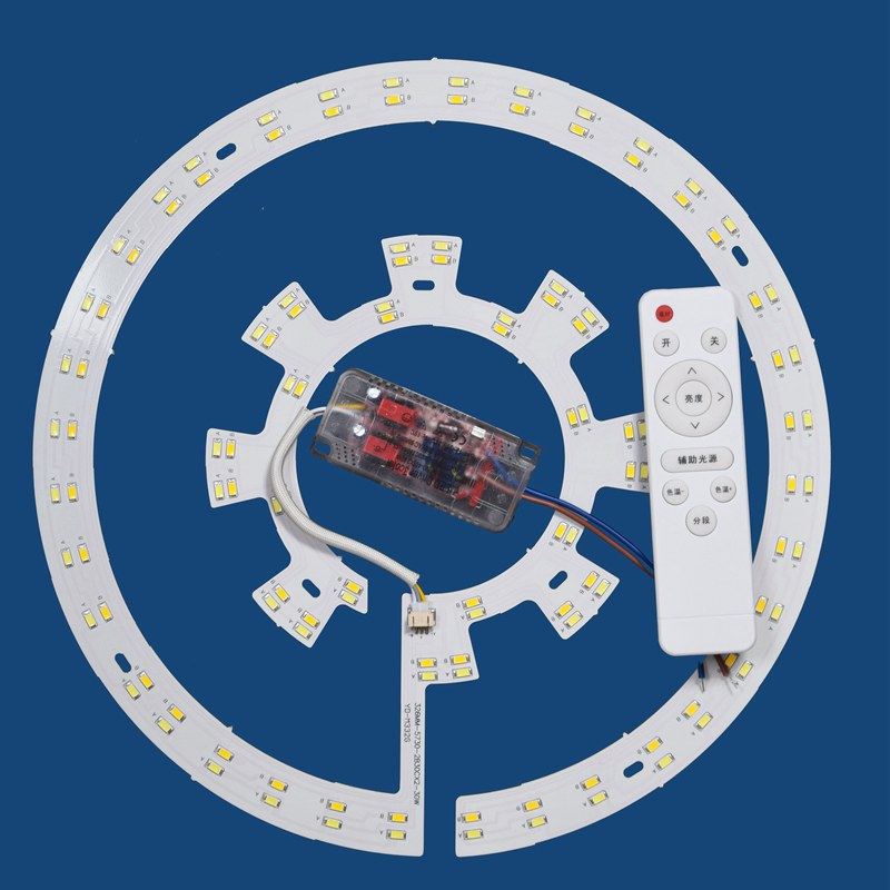 改造吸顶灯led灯板圆形灯管灯芯灯条贴片灯盘三色变光遥控光源,家装灯饰光源,LED球泡灯,淘宝优惠券,粉丝福利购,淘宝优惠卷