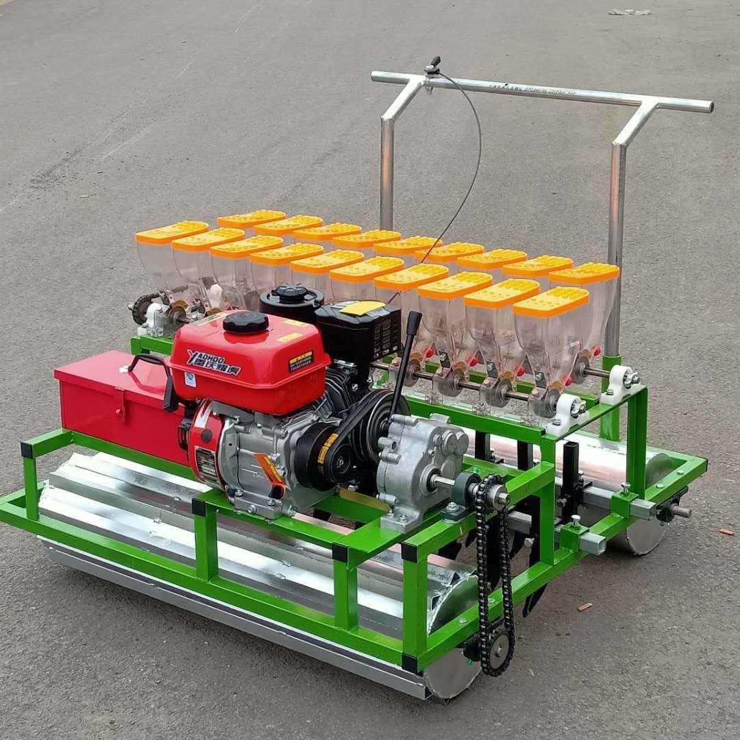 供应新款小颗粒种子播种器自走式电动播种机操作简单效果好