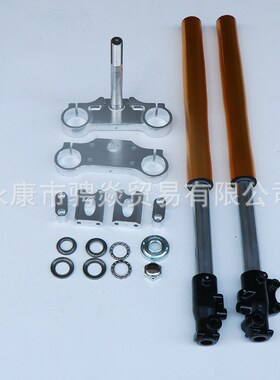 125CC小d高赛越野车减震710 735 800MM倒置前减震器带方向器前叉