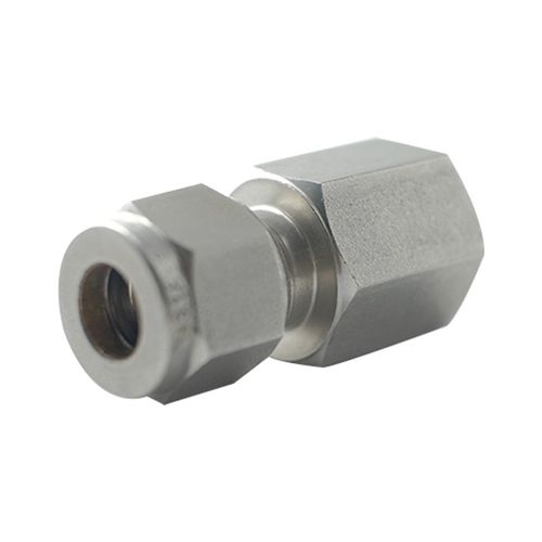 316L不锈钢MC转换接头 NPT内螺纹转卡套直通 PT外丝终端接头