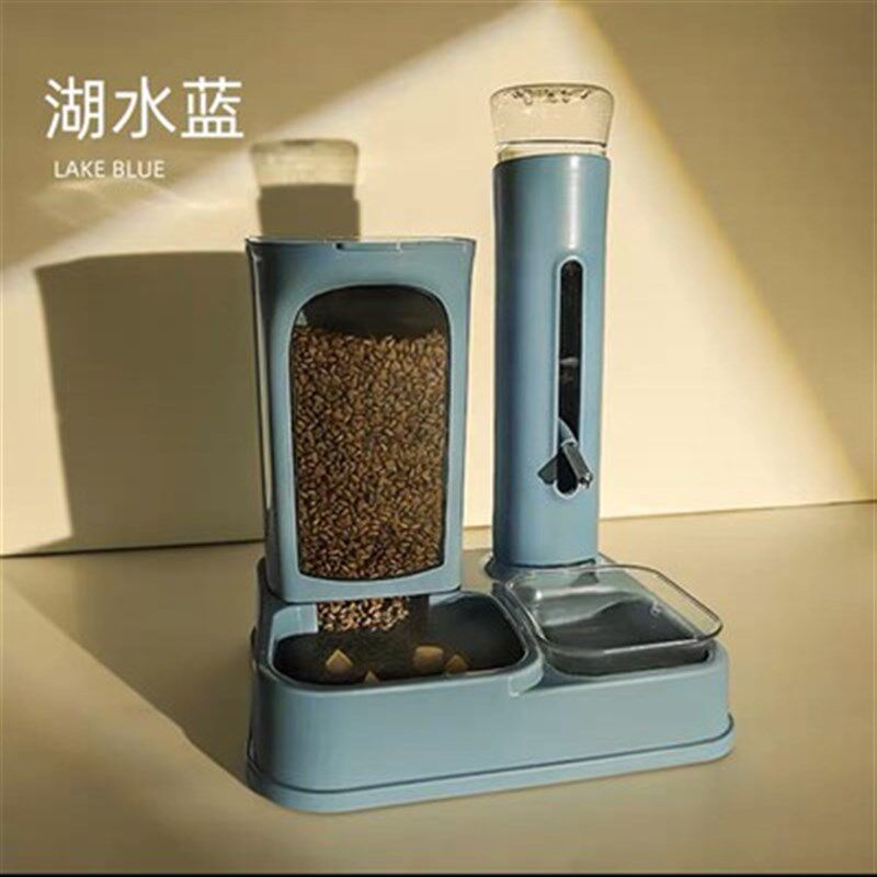 包邮狗狗自动喂食器大容量不湿嘴猫咪饮水机水碗食盆泰迪比熊宠物
