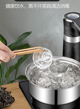 全自动上水电热水壶茶台烧水壶抽水一体机茶桌嵌入式智能电茶炉