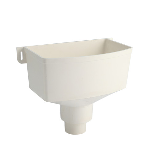 公元PVC水斗排水管75雨水管集水斗110落水斗两用水斗下水配件160