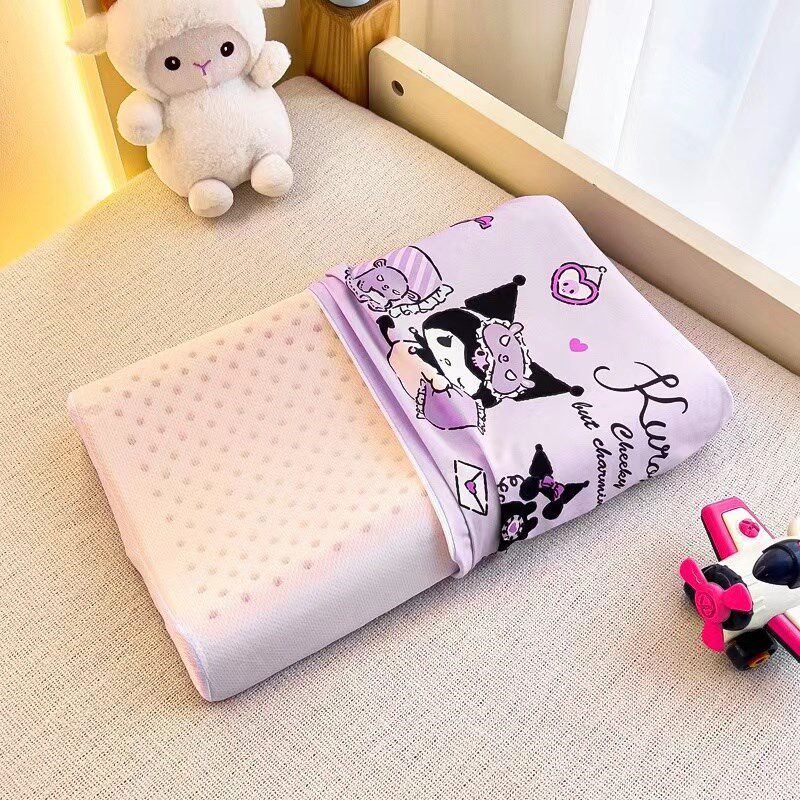 儿童枕头天然乳胶枕纯棉护颈枕芯宝宝枕套幼儿园全棉小学生记忆枕