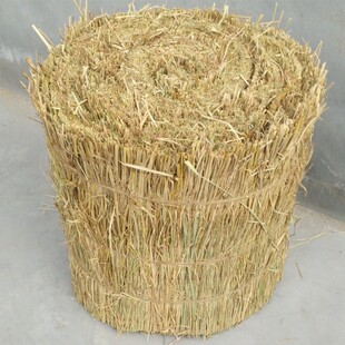 草垛方形草垛圆形干稻草垛凳子装饰婚庆拍摄道具圆柱形草堆 包邮