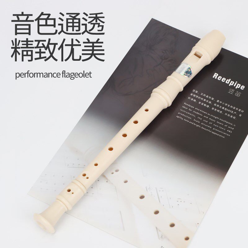 天鹅竖笛8孔6孔学生儿童成人德式高音入门初学八孔六孔竖笛乐器
