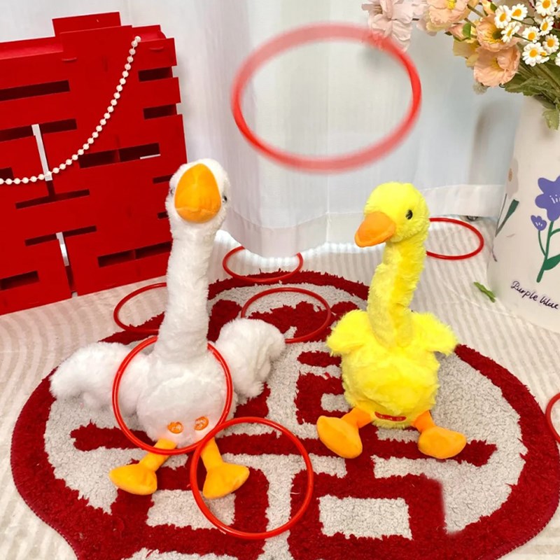 糊涂娘娘接亲套大鹅结婚接亲小游戏道具整蛊新郎伴郎团堵门套圈圈