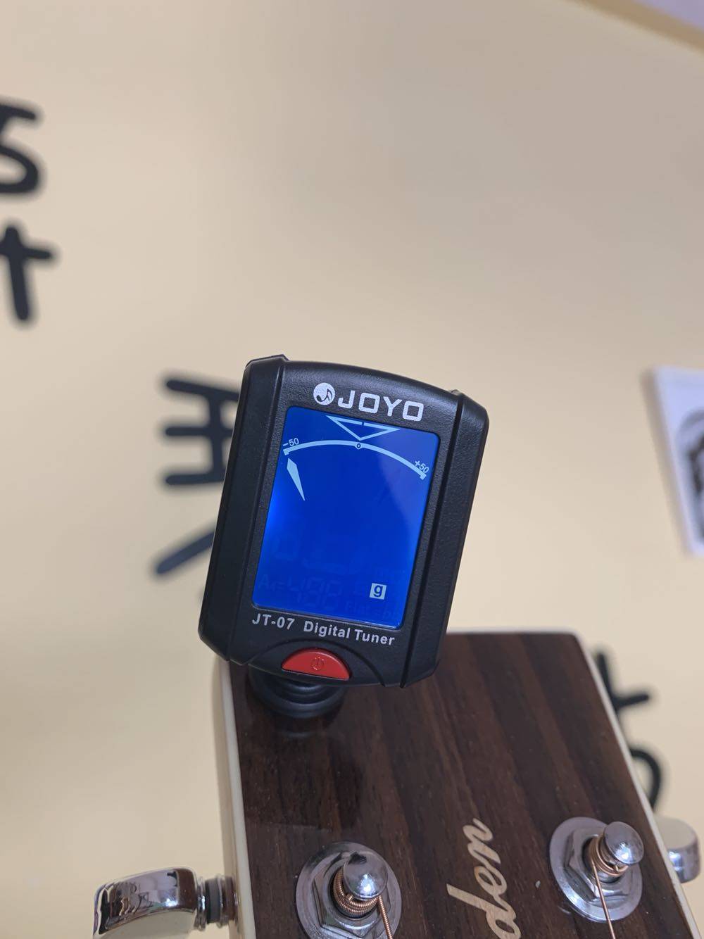 JOYO JT-07电木吉他尤克里里小提琴贝司校音器通用调音器包邮