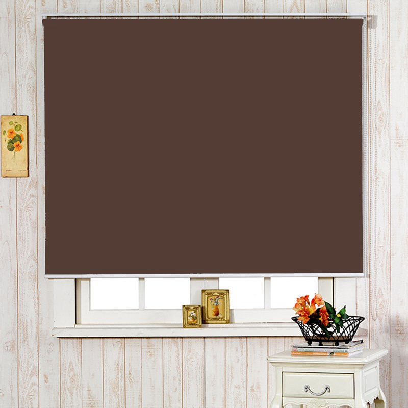 卷帘遮光窗帘卫生间办公室厨房隔断帘拉帘杆窗帘一整套门帘遮阳帘