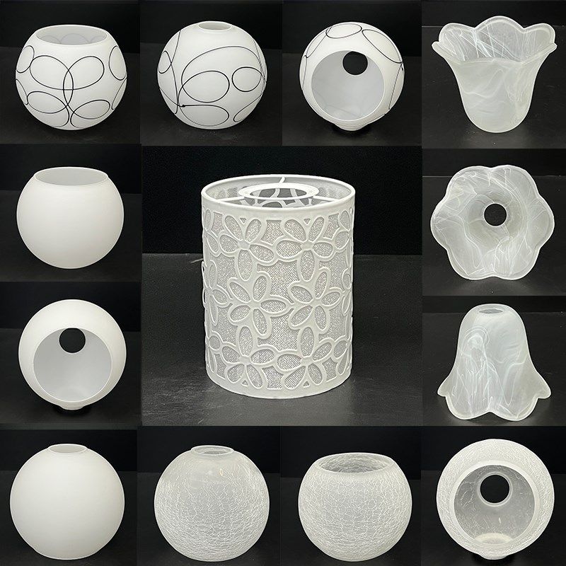 台灯罩壁灯吊灯罩玻璃灯罩透明灯罩孔吊扇灯外壳灯具配件,家装灯饰光源,灯具配件,淘宝优惠券,粉丝福利购,淘宝优惠卷