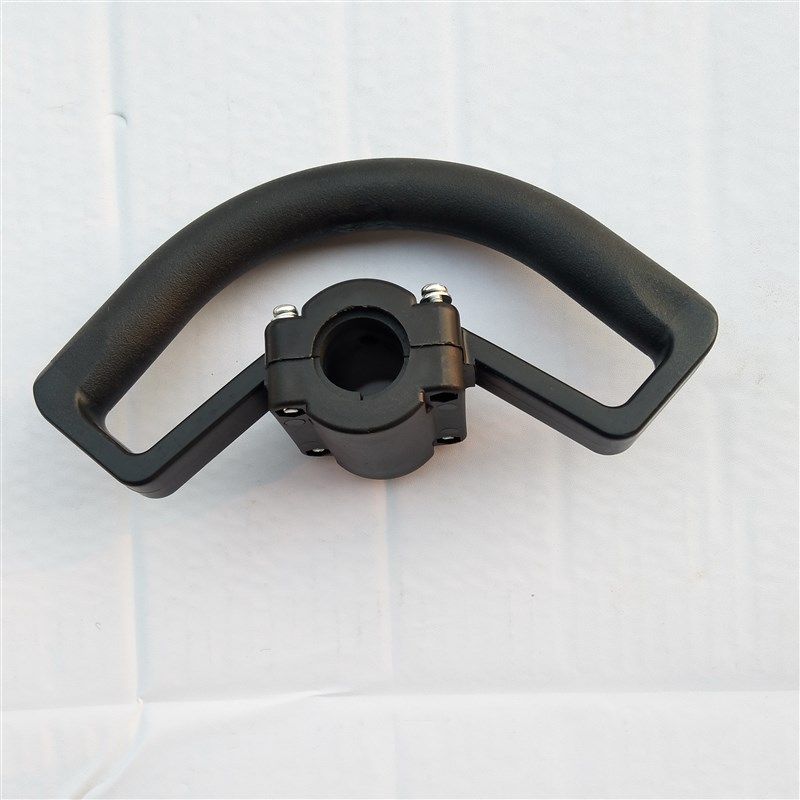 背负式割草机提手把手柄/手把 D形手柄胶棉手柄割灌机手把 提手柄