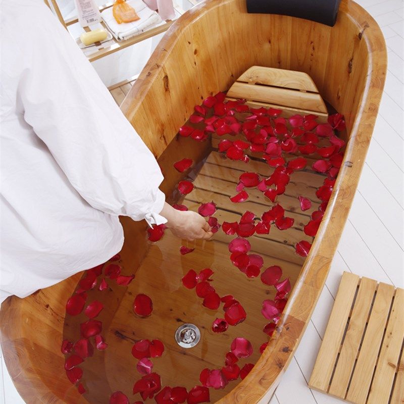 古源木桶浴桶泡澡盆浴缸木质沐浴洗澡成人家用加厚全身泡浴木桶