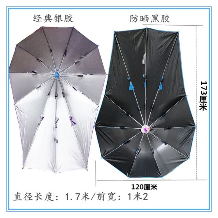电动车专用雨伞可拆卸遮阳神器瓶摩托装两轮挡棚收篷小型新款黑胶