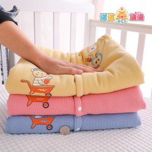 宝宝背带裤子婴儿秋冬季女宝加厚秋装一岁男童外穿连体小冬款棉裤