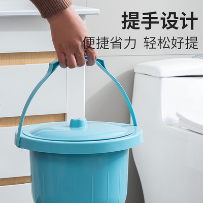 塑料痰盂尿盆老年人夜起便盆产妇专用家用大人孕妇尿桶房间坐便器