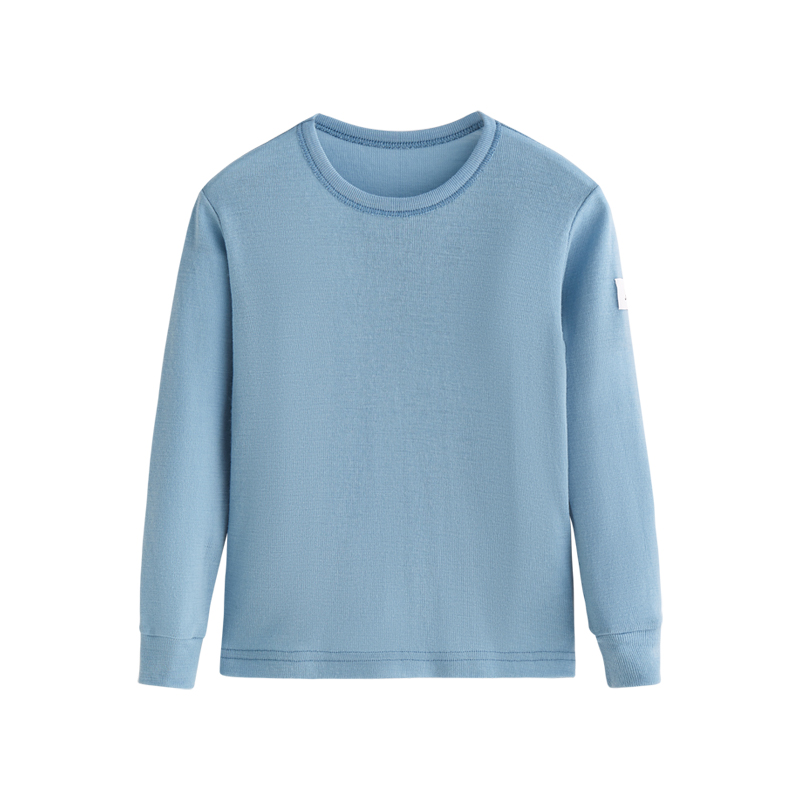 挪威JANUS美利奴羊毛儿童秋冬发热衣打底衫秋衣卫生裤吸湿舒适款