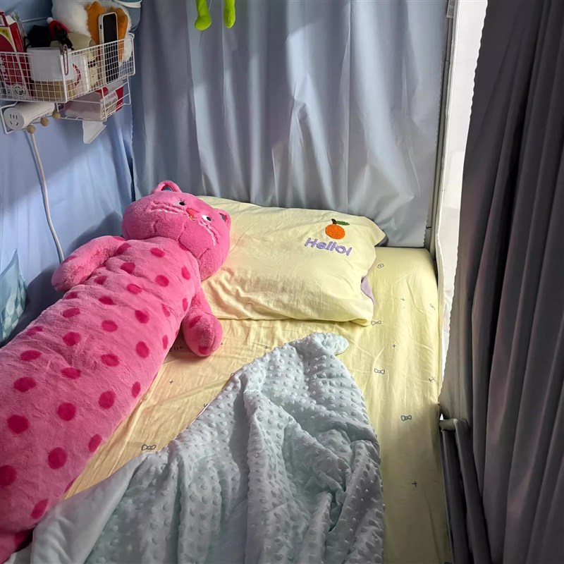 大学生宿舍床头软包靠枕卡通单人床睡觉大靠背上下铺护腰长条抱枕