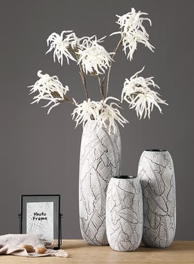 北欧风客厅入户玄关电视柜酒柜简约白色摆件软装高级感家居装饰品