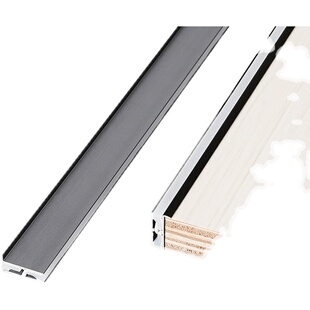 超薄上下发光层板灯免开槽酒柜灯带嵌入式书架展示柜led灯柜子灯