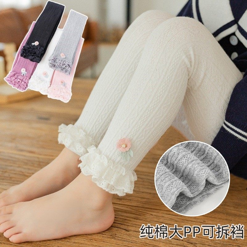 婴儿打底裤春秋夏薄款纯棉大PP宝宝可开裆九分裤小女童白色长裤袜,童装/婴儿装/亲子装,儿童袜子(0-16岁),淘宝优惠券,粉丝福利购,淘宝优惠卷