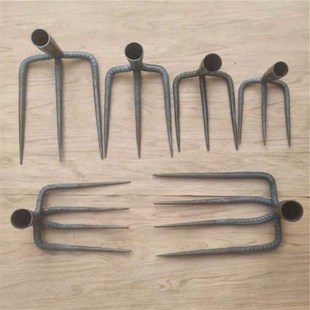 三齿钉耙抓钩农具四齿钉耙抓口农用钉耙农具老式钉耙锄头三刺耙子