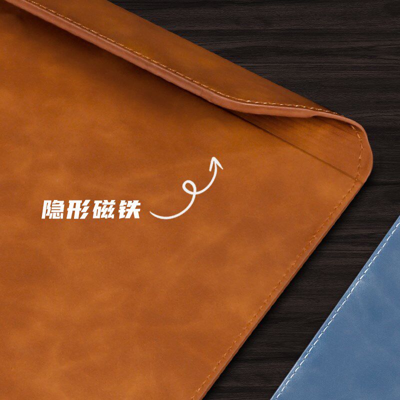 磁性会议夹商务皮质文件夹A4竖式酒店便签夹学生试卷收纳书桌手写