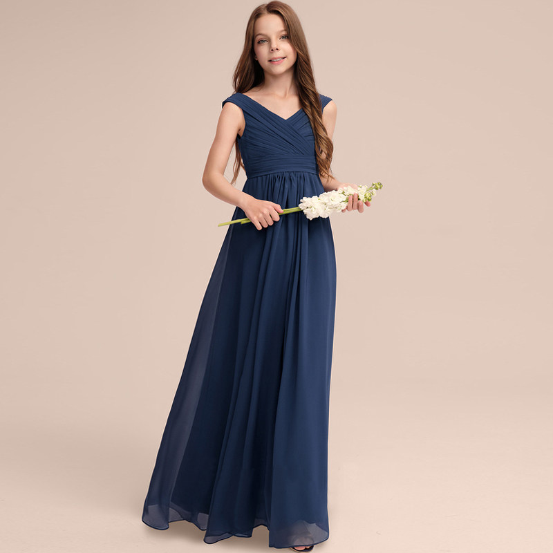 女大童小提琴音乐会演奏晚礼服初高中生毕业典礼主持人钢琴演出服