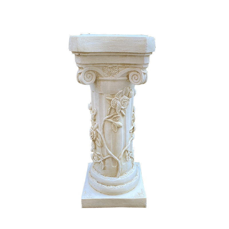 欧式玫瑰花圆柱做旧风格别墅庭院落地装饰大摆件婚庆路引摄影道具,家居饰品,落地摆件,淘宝优惠券,粉丝福利购,淘宝优惠卷