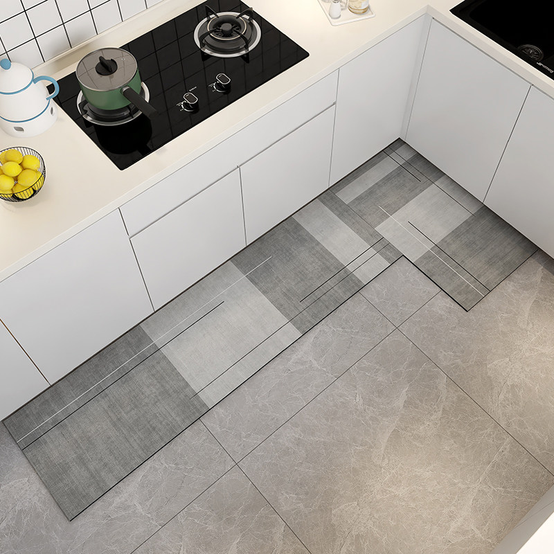 专用厨房地垫家用耐脏防滑防油洗手间门口地毯吸水吸油脚垫高级感,居家布艺,厨房地垫,淘宝优惠券,粉丝福利购,淘宝优惠卷