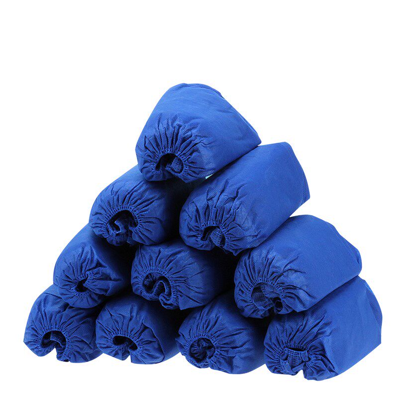 一次性鞋套室内家用布可反复洗防滑无纺布学生机房耐磨脚套200只