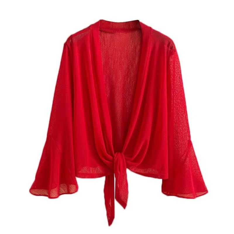 夏季大码网纱开衫小披肩长袖百搭短款薄外套空调衫洋气上衣女胖,女装/女士精品,短外套,淘宝优惠券,粉丝福利购,淘宝优惠卷