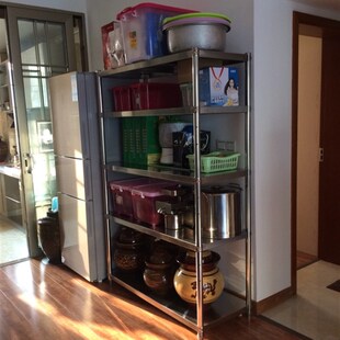 家用货架五层不锈钢厨房置物架仓库收纳架阳台储物架整理架订做