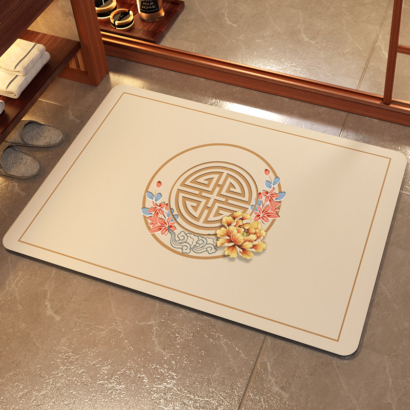 中式入户门垫子客厅门垫卧室地毯进门地垫家用门口脚垫新中式地垫,居家布艺,厨房地垫,淘宝优惠券,粉丝福利购,淘宝优惠卷