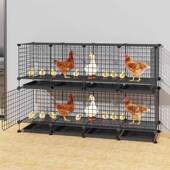 超大鸡笼养殖场专用鸡鸭笼子家用土鸡土鸭笼多层带厕所鸽子雏鸡笼