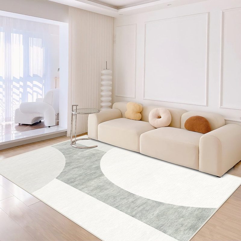 黑白条纹极简地毯客厅卧室法式轻奢复古灰色衣帽间样板房地垫定制,居家布艺,地毯,淘宝优惠券,粉丝福利购,淘宝优惠卷