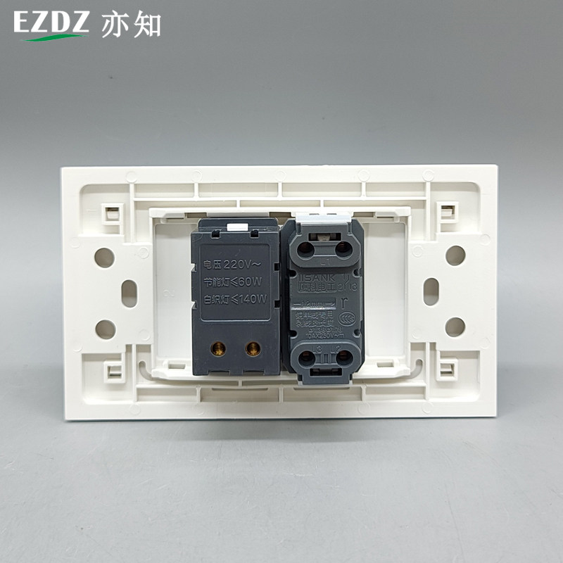 120型一位延时触控开关双控单开一位感应灯延迟开关楼道楼梯触摸图片
