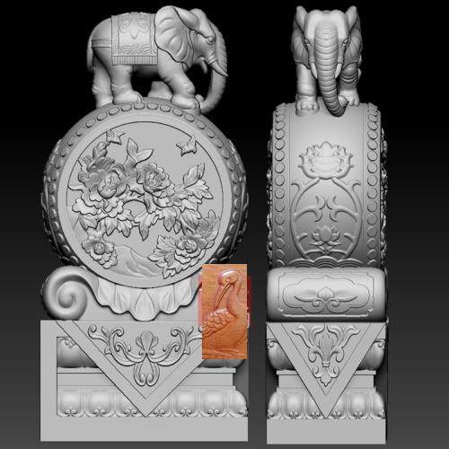 大象三维立体立体图stl文件象牡丹石鼓门墩石雕雕刻3d打印模型,特色手工艺,其他特色工艺品,淘宝优惠券,粉丝福利购,淘宝优惠卷