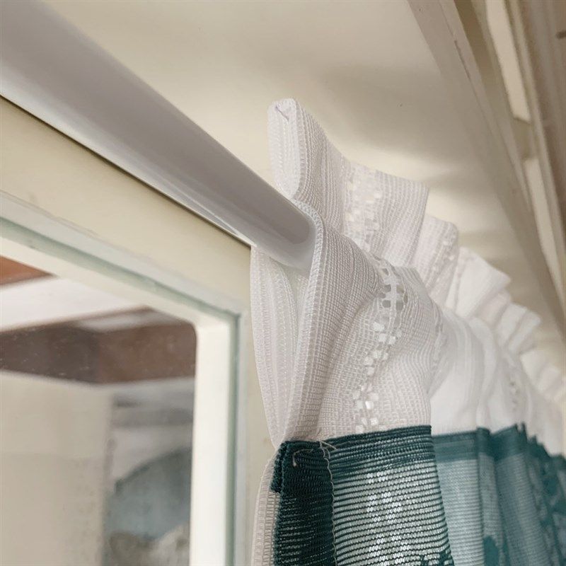 韩式美式简约复古镂空落地窗帘窗纱帘飘窗不透人免打孔门帘头阳台