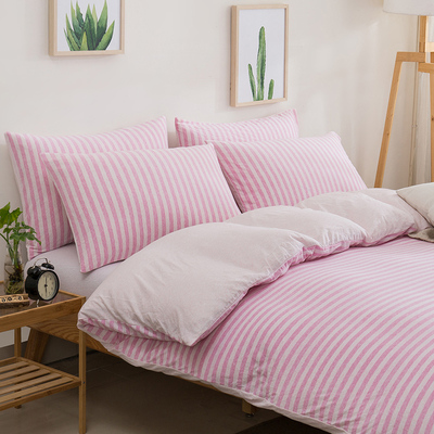 全棉针织天竺棉被套单件裸睡超柔夏春秋幼儿园单双人被罩150x200