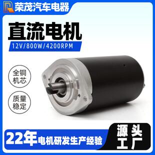 800w有刷直流油泵电动机动力单元铜线机芯马达小型动力单元电机