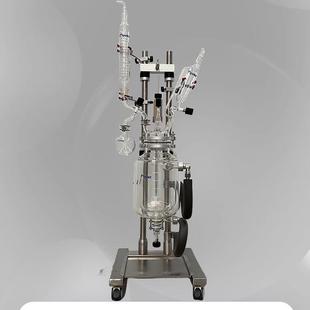双层玻璃反应釜5L耐高温耐腐蚀实验室工业用支持非标选购