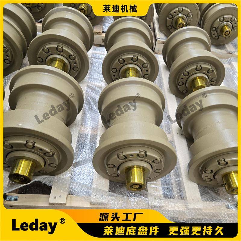 小松推土机单边支重轮D155A-5单法兰履带轮17A-30-00070济宁工厂