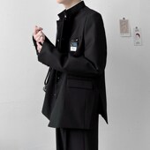 班服 男女生外套jk西服学院风中山装 dk制服一套装 热血高校制服西装